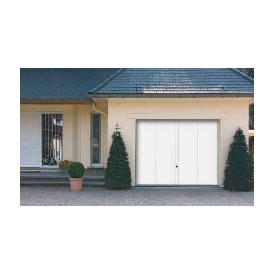 Porte de garage basculante à rainures verticales - Porte basculante standard