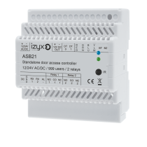 Electronique déportée rail DIN 5M 12/24V AC/DC 999u 2R Compatible W26 IZYX SYST.