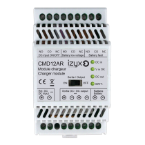 Module chargeur rail DIN 3M + 3 relais défaut pour PSDX 12V (sauf PSDX1201.5)