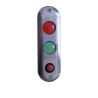 Platine d'appel et de signalisation R/V Buzzer 12/24V AC/DC IP 54 Bouton NO