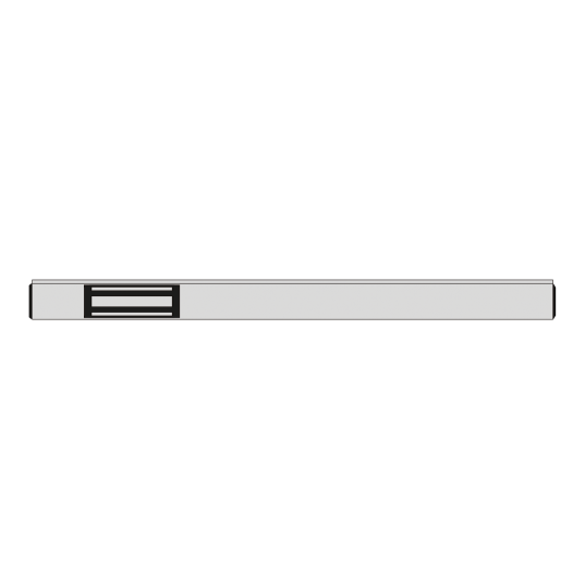 Tube EM horizontal 1 m 1200 lbs 12/24V DC - NF S 61-937