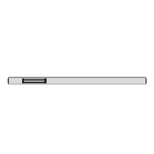 Tube EM horizontal 1 m 600 lbs 12/24V DC Contact Hall - NF S 61-937