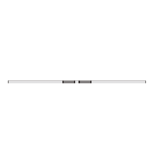 Tube EM horizontal 2 m 2 x 1200 lbs 24/48V DC Contact Hall - NF S 61-937