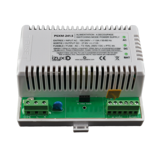 Module alimentation chargeur PSXM 7M 230V AC / 24V DC (27,6V) / 1,5A