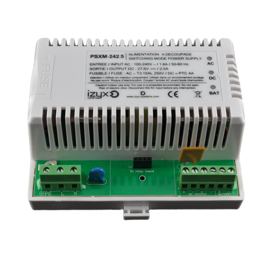 Module alimentation chargeur PSXM 7M 230V AC / 24V DC (27,6V) / 2,5A