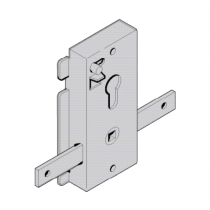 Serrure Panneau Avec Cylindre Ral 7035 Lg 50 Mm 2 Clés