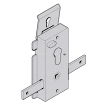 Serrure Panneau Avec Jeu De Cylindres Ral 7035 Ral 7035 40Mm 70Mm