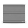 Porte Sectionnelle Hormann Renomatic Motorisée L2375 H1900 Woodgrain RAL 9007 Aluminium Gris