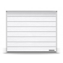 Porte Sectionnelle Hormann Renomatic Motorisée L2375 H2000 Woodgrain RAL 9016 Blanc Trafic