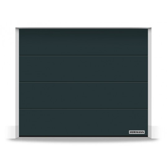 Porte Sectionnelle Hormann Renomatic Motorisée L2500 H1900 Planar CH 7016 Matt Deluxe Gris Anthracite