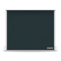 Porte Sectionnelle Hormann Renomatic Motorisée L3000 H3000 Planar CH 7016 Matt Deluxe Gris Anthracite