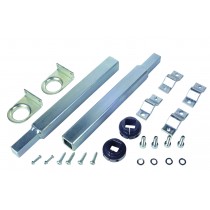 580_Paire De Tubes De Transmission Avec Supports Lateraux, Installation 2 Op FAAC