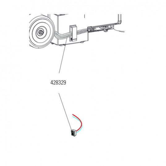 Interrupteur De Fonction Avec Cable 950 Bm FAAC