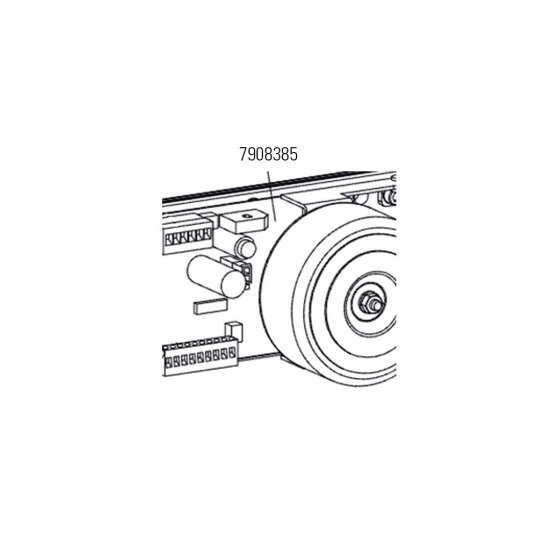 Platine Entree/Sortie 950 Pour Operateur Portes Battantes 950N Et Bm FAAC