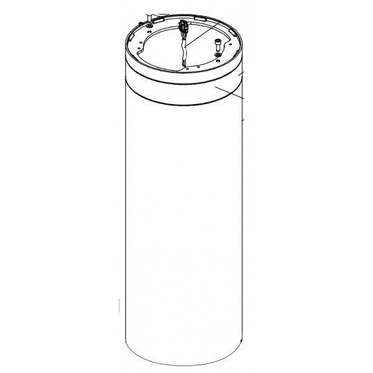 Cylindre J275Ha H800 Avec Bandeau Reflechissant FAAC