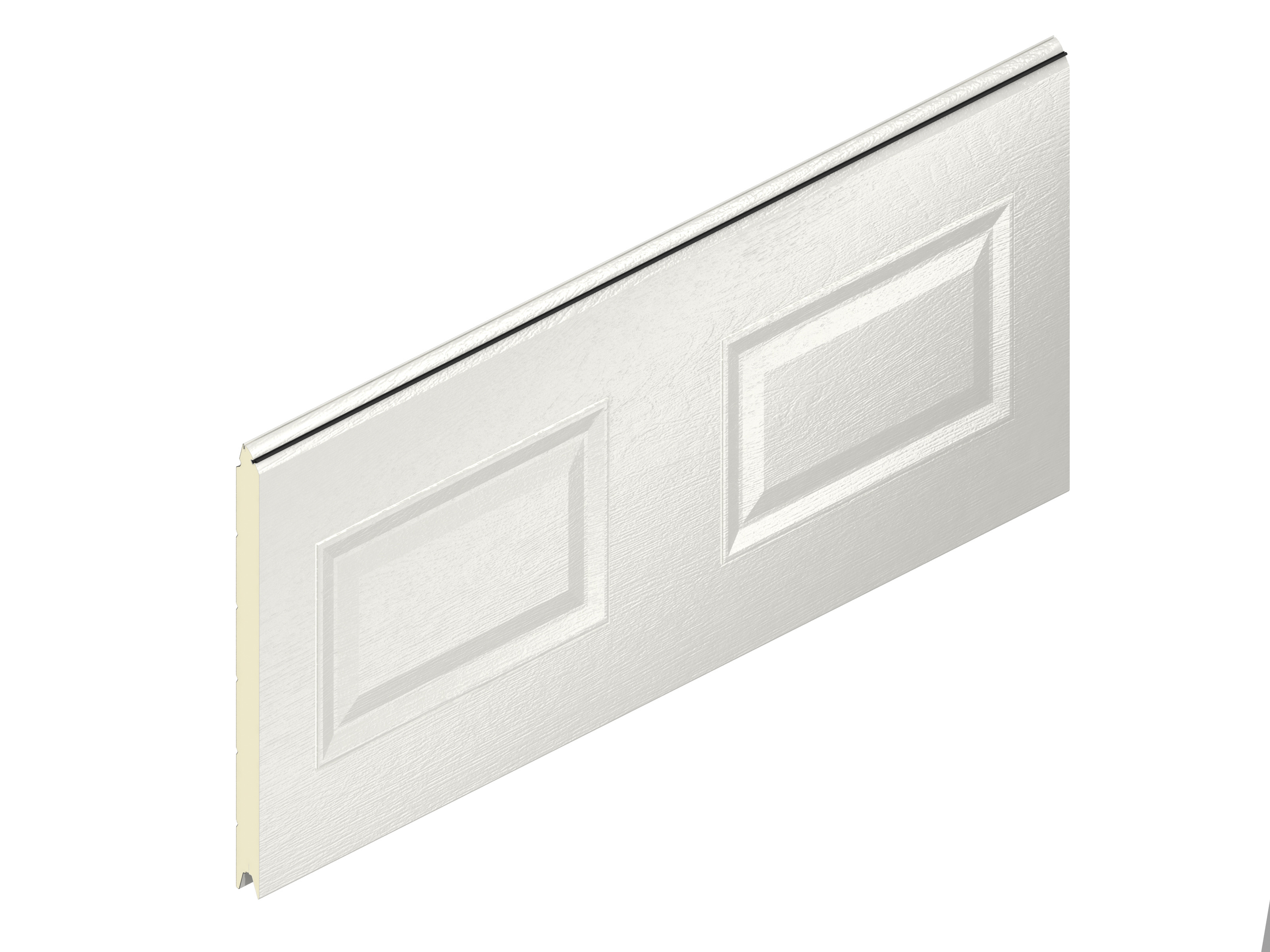 Porte De Garage Sectionnelle Habitat Sur Mesure Isole Panneau De 40mm Releve De Linteau 160mm Fabrique En France